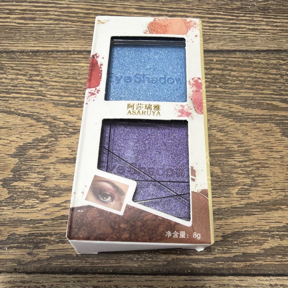 ASARUYA Eyeshadow Purple + Blue Sparkling Shimmer